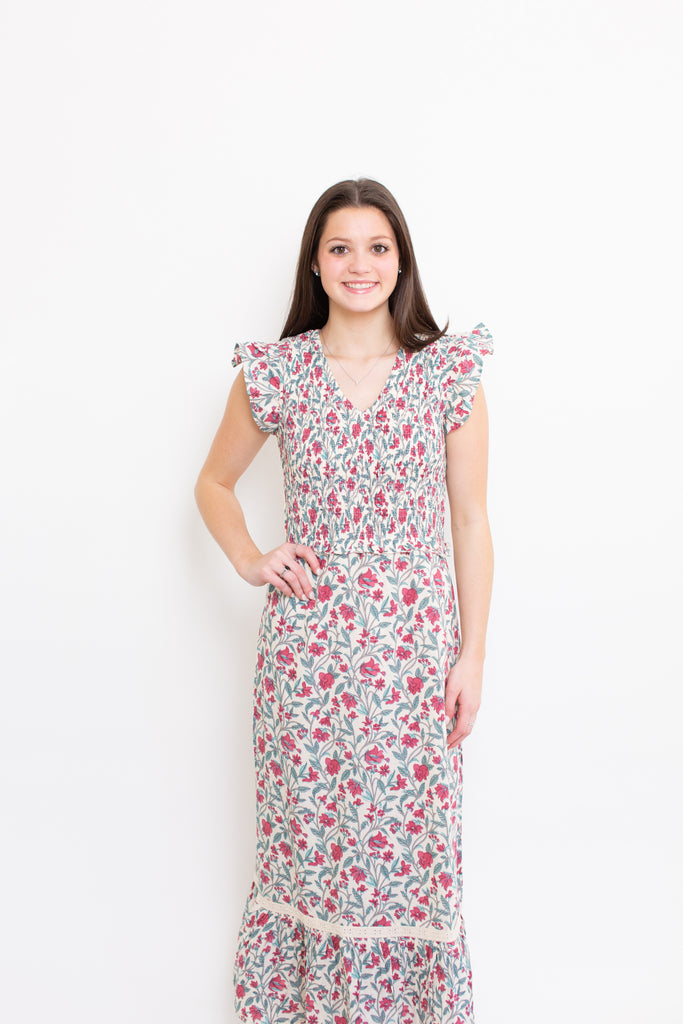 Anna Cate Teal Blakely Dress